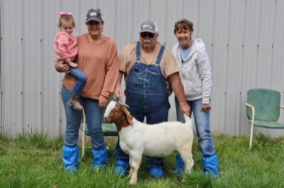 Bear Creek BC N1296 Sired by Bear Creek BC M1220 Dream Chaser and out of BC L1177.  Staying in MO.
